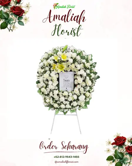 Krans Bunga Duka Cibatutiga